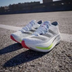 ADIDAS Men's Adizero Prime X 2 Strung Running Shoe - Cloud White/Core Black/Lucid Red - Regular (D) -Gazelle Sports Adizero Prime X 2.0 STRUNG Shoes White IH5685 HM8