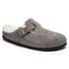 Birkenstock Boston Shearling - Stone - Regular/Wide -Gazelle Sports BostonShearling Stone