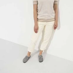 Birkenstock Boston Shearling - Stone - Regular/Wide -Gazelle Sports BostonShearling Stone 4