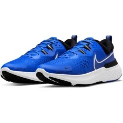 Men's Nike React Miler 2 Running Shoe - Hyper Royal/White/Black - Regular (D) -Gazelle Sports CW7121 401 PHCFH001 JPG HEI 875 WID 875