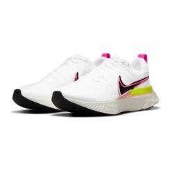 Nike Men's React Infinity Run FlyKnit 2 - White/Black/Sail/Pink Blast - Regular (D) -Gazelle Sports DJ5395 100 PHCFH001 2000 2485b2ad 5380 42c4 9a9b 2aa41e4c822b