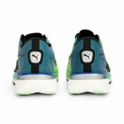 Men's Deviate Nitro Elite 2 Running Shoe- Fizzy Lime/Royal Sapphire/PUMA Black- Regular (D) -Gazelle Sports Deviate NITRO Elite 2 Fireglow Men s Running Shoes 4