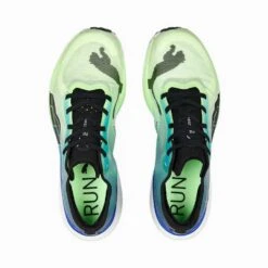 Men's Deviate Nitro Elite 2 Running Shoe- Fizzy Lime/Royal Sapphire/PUMA Black- Regular (D) -Gazelle Sports Deviate NITRO Elite 2 Fireglow Men s Running Shoes 6