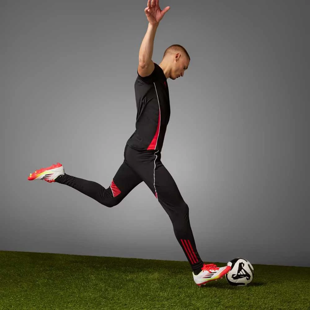 ADIDAS Men's F50 League FG Soccer Cleat - Cloud White/Core Black/Solar Yellow - Regular (D) 6 ADIDAS Men's F50 League FG Soccer Cleat - Cloud White/Core Black/Solar Yellow - Regular (D) - Image 4