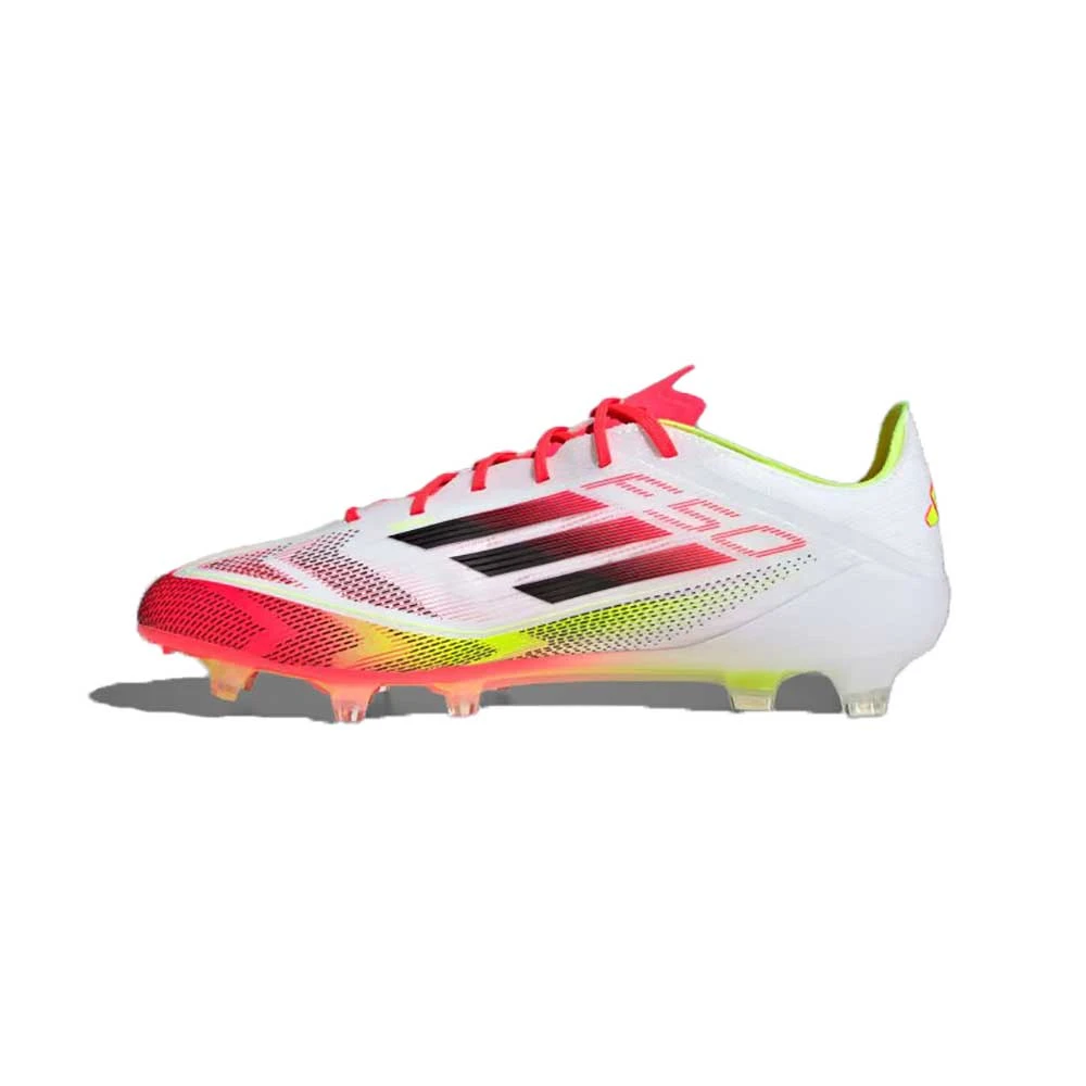 ADIDAS Men's F50 League FG Soccer Cleat - Cloud White/Core Black/Solar Yellow - Regular (D) 5 ADIDAS Men's F50 League FG Soccer Cleat - Cloud White/Core Black/Solar Yellow - Regular (D) - Image 3
