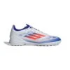 ADIDAS F50 League TF Soccer Shoe - Cloud White / Solar Red / Lucid Blue - Regular (D) -Gazelle Sports F50 League Turf Soccer Shoes White IF1343 01 standard hover