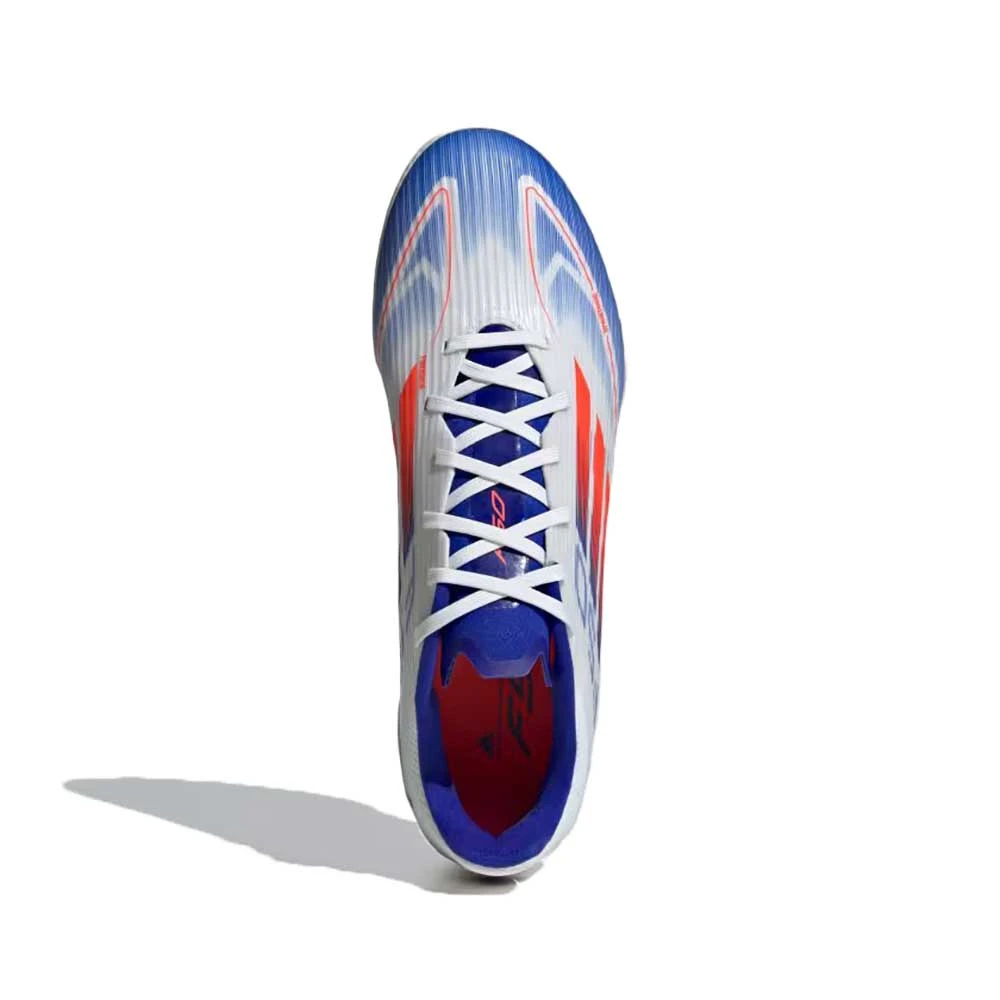 ADIDAS F50 League TF Soccer Shoe - Cloud White / Solar Red / Lucid Blue - Regular (D) 7 ADIDAS F50 League TF Soccer Shoe - Cloud White / Solar Red / Lucid Blue - Regular (D) - Image 5