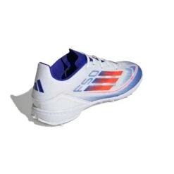 ADIDAS F50 League TF Soccer Shoe - Cloud White / Solar Red / Lucid Blue - Regular (D) 12 ADIDAS F50 League TF Soccer Shoe - Cloud White / Solar Red / Lucid Blue - Regular (D) -Gazelle Sports F50 League Turf Soccer Shoes White IF1343 05 standard