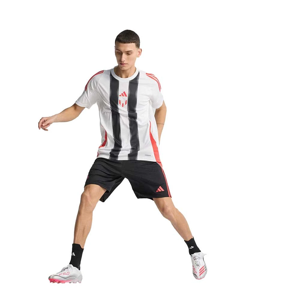 ADIDAS Men's F50 Messi Elite FG Soccer Cleat - Cloud White/Lucid Red/Silver Metallic - Regular (D) 5 ADIDAS Men's F50 Messi Elite FG Soccer Cleat - Cloud White/Lucid Red/Silver Metallic - Regular (D) - Image 3