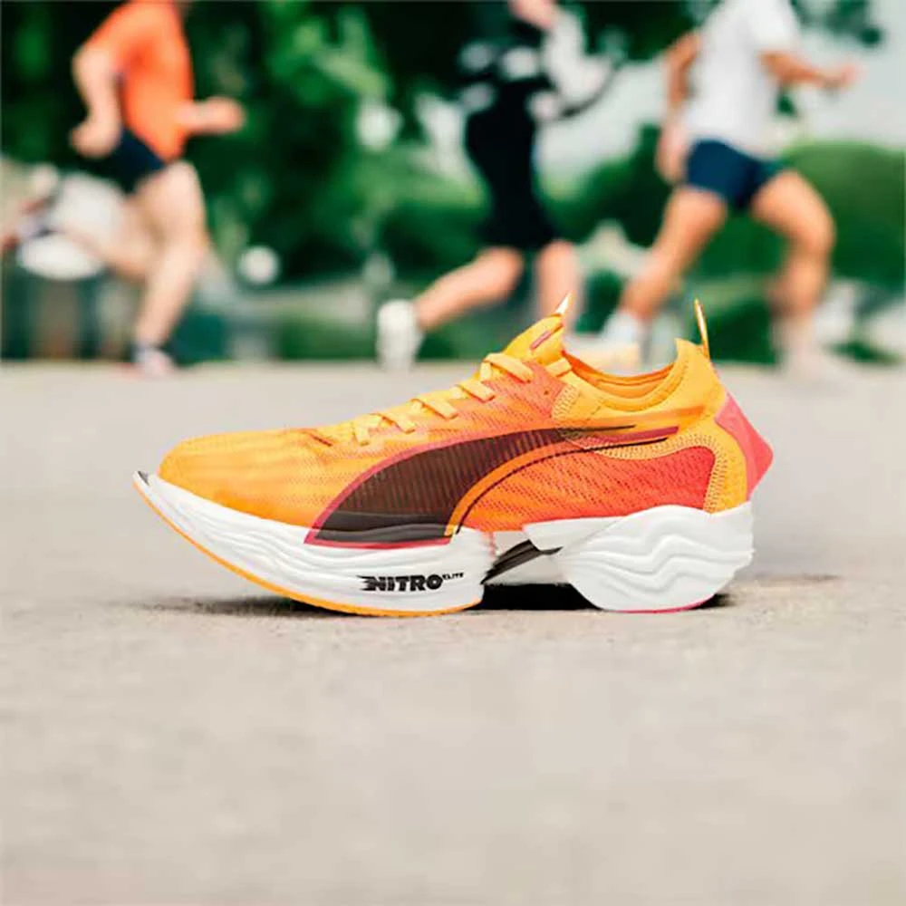 Men's FAST-R NITRO Elite 2 Running Shoe - Sun Stream-Sunset Glow-PUMA White - Regular (D) 9 Men's FAST-R NITRO Elite 2 Running Shoe - Sun Stream-Sunset Glow-PUMA White - Regular (D) - Image 7