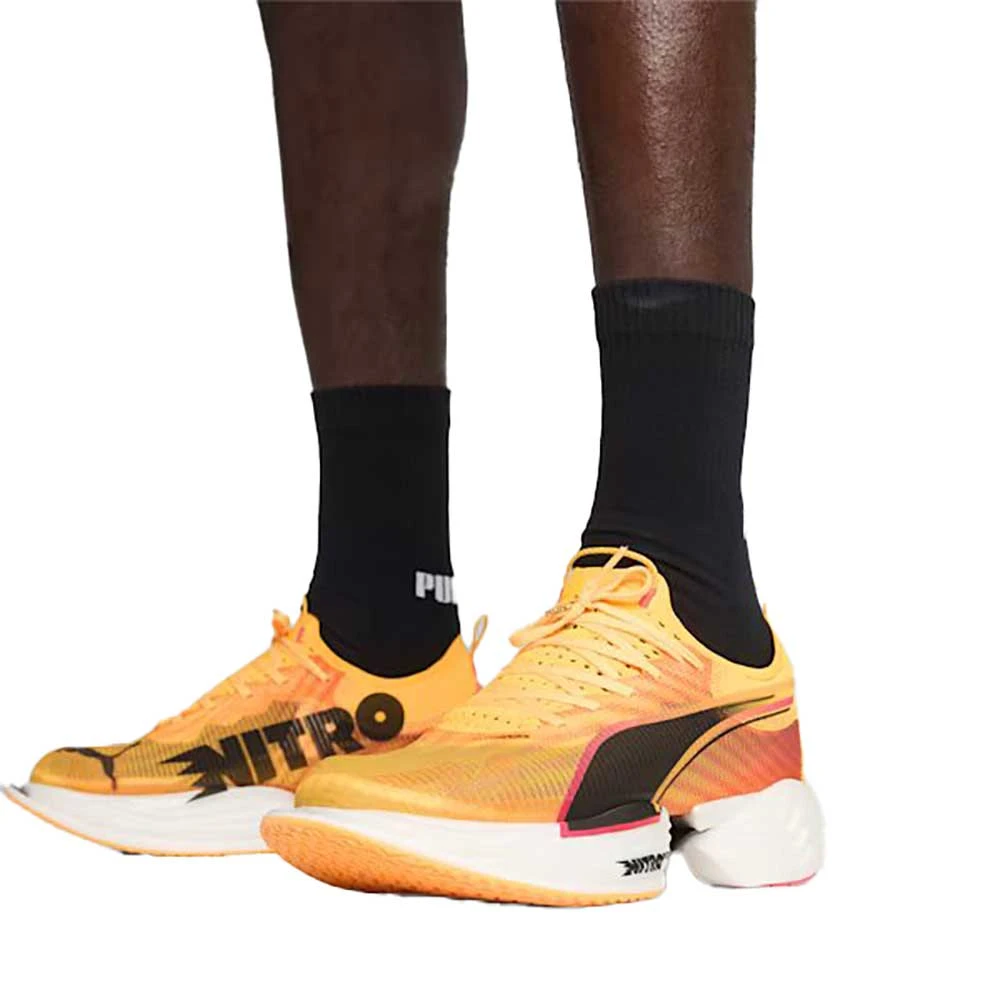 Men's FAST-R NITRO Elite 2 Running Shoe - Sun Stream-Sunset Glow-PUMA White - Regular (D) 7 Men's FAST-R NITRO Elite 2 Running Shoe - Sun Stream-Sunset Glow-PUMA White - Regular (D) - Image 5