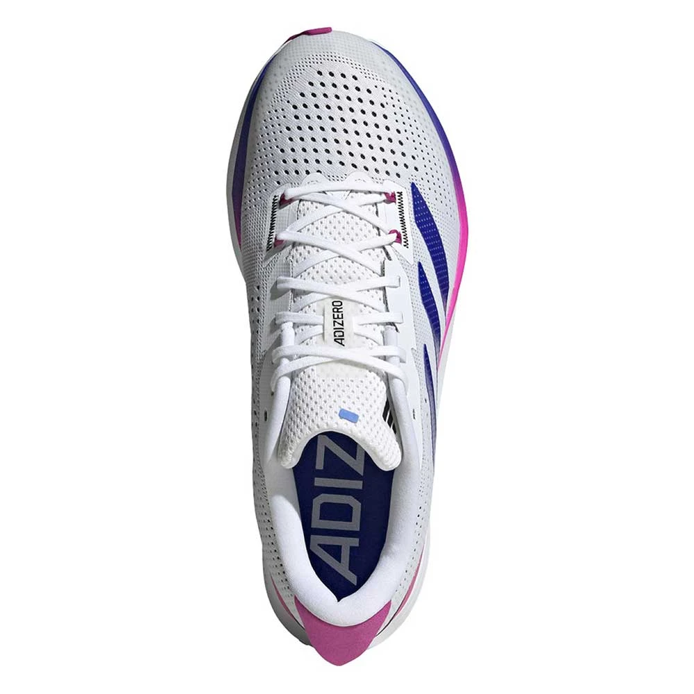 ADIDAS Men's ADIZERO SL Running Shoe - Ftwr White/Lucid Blue/Lucid Fuchsia - Regular (D) 5 ADIDAS Men's ADIZERO SL Running Shoe - Ftwr White/Lucid Blue/Lucid Fuchsia - Regular (D) - Image 3