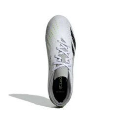 Adidas Predator Accuracy .3 Firm Ground Soccer Shoe - Cloud White / Core Black / Lucid Lemon - Regular (D) -Gazelle Sports GZ0014 b2b020 pdp clipped rev 1