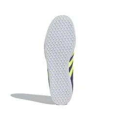 ADIDAS Gazelle Messi Indoor Soccer Shoe - University Purple/Lucid Lemon/Footwear White - Regular (D) -Gazelle Sports Gazelle Messi Soccer Shoes Purple IH8164 03 standard