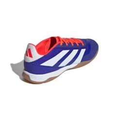 ADIDAS Predator League Indoor Soccer Shoe - Lucid Blue/Cloud White/Solar Red - Regular (D) -Gazelle Sports IF6393 05 standard