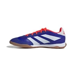 ADIDAS Predator League Indoor Soccer Shoe - Lucid Blue/Cloud White/Solar Red - Regular (D) -Gazelle Sports IF6393 06 standard