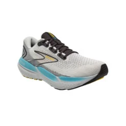 BROOKS Men's Glycerin 21 Running Shoe - Coconut/Forged Iron/Yellow - Regular (D) 7 BROOKS Men's Glycerin 21 Running Shoe - Coconut/Forged Iron/Yellow - Regular (D) -Gazelle Sports IMG 9016