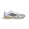ADIDAS F50 Pro FG Soccer Cleat - Cloud White/Black/Gold Metallic - Regular (D)