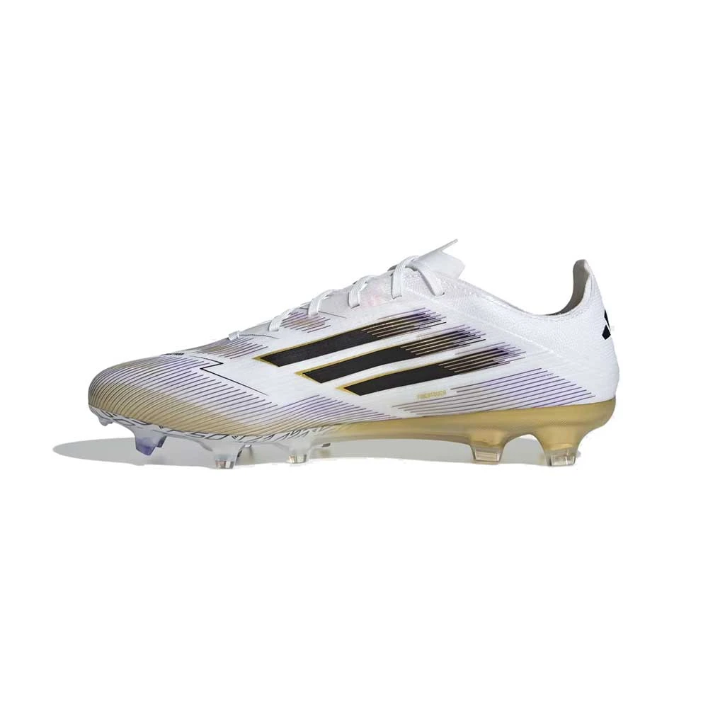 ADIDAS F50 Pro FG Soccer Cleat - Cloud White/Black/Gold Metallic - Regular (D) 5 ADIDAS F50 Pro FG Soccer Cleat - Cloud White/Black/Gold Metallic - Regular (D) - Image 3