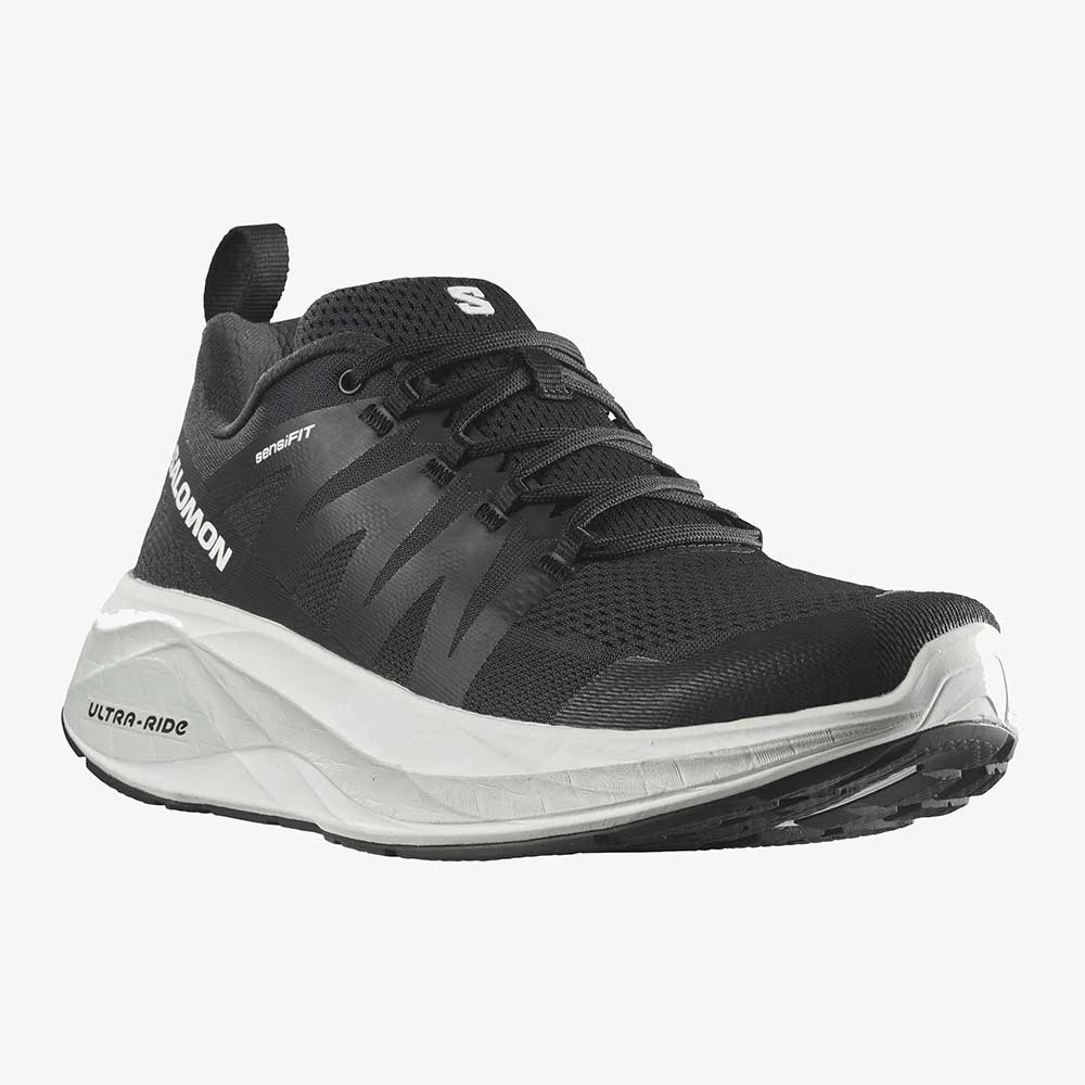 Salomon Men's Glide Max Running Shoe- Lunar Rock/Black/Tanager Turquoise- Regular (D) 4 Salomon Men's Glide Max Running Shoe- Lunar Rock/Black/Tanager Turquoise- Regular (D) - Image 2