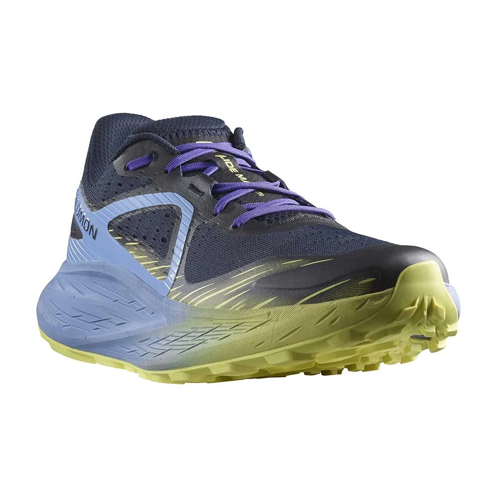 Salomon Men's Glide Max TR Trail Running Shoe - Granada Sky/Dark Sapphire/Sunny Lime - Regular (D) 4 Salomon Men's Glide Max TR Trail Running Shoe - Granada Sky/Dark Sapphire/Sunny Lime - Regular (D) - Image 2