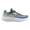 Salomon Men's Aero Glide Running Shoe- Blue Ashes/Dark Sapphire/Sunny Lime- Regular (D) -Gazelle Sports L47049200 d00c370e3cd8b59970f737460497fac7