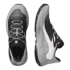 Salomon Men's Genesis Trail Running Shoe - Alloy/Black/Turmeric - Regular (D) -Gazelle Sports L47807600 b2a9be8dde972f16a66521bf7c296472