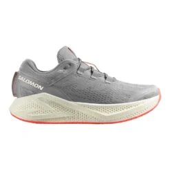 Salomon Men's Aero Glide 3 Running Shoe - Alloy/Vanilla Ice/Neon Flame - Regular (D)