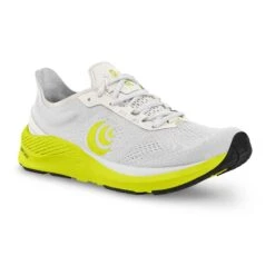 Topo Athletic Men's Cyclone Running Shoe - White/Lime - Regular (D) -Gazelle Sports M045 WHTLIM 1