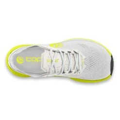 Topo Athletic Men's Cyclone Running Shoe - White/Lime - Regular (D) -Gazelle Sports M045 WHTLIM 4