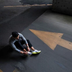 Topo Athletic Men's Cyclone Running Shoe - White/Lime - Regular (D) -Gazelle Sports M045.White Lime 10