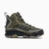 Merrell Men's Moab Speed Thermo Mid Waterproof Hiking Boot - Olive - Regular (D) -Gazelle Sports MRLM J066915 021621 S21 001 1