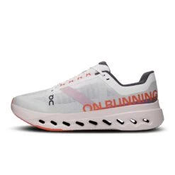On Running Men's Cloudsurfer Next Running Shoe - White/Flame - Regular (D) -Gazelle Sports Medium PNG 3ME30020256 cloudsurfer next fw24 white flame m g4