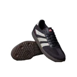 ADIDAS Predator Freestyle Indoor Soccer Shoe - Aurora Black/Alumina/Turbo - Regular (D) -Gazelle Sports Predator Freestyle Soccer Shoes Purple IF6308 HM1