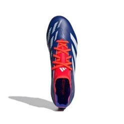 ADIDAS Men's Predator League FG Soccer Cleats - Lucid Blue/Cloud White/Solar Red - Regular (D) 14 ADIDAS Men's Predator League FG Soccer Cleats - Lucid Blue/Cloud White/Solar Red - Regular (D) -Gazelle Sports Predator League Firm Ground Soccer Cleats Blue IF6348 02 standard