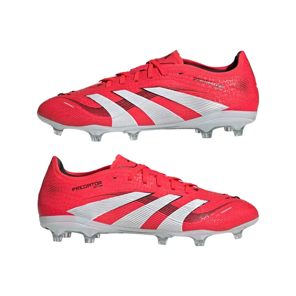 ADIDAS Men's Predator Pro FG Soccer Cleat - Lucid Red/Cloud White/Black - Regular (D) 7 ADIDAS Men's Predator Pro FG Soccer Cleat - Lucid Red/Cloud White/Black - Regular (D) - Image 5