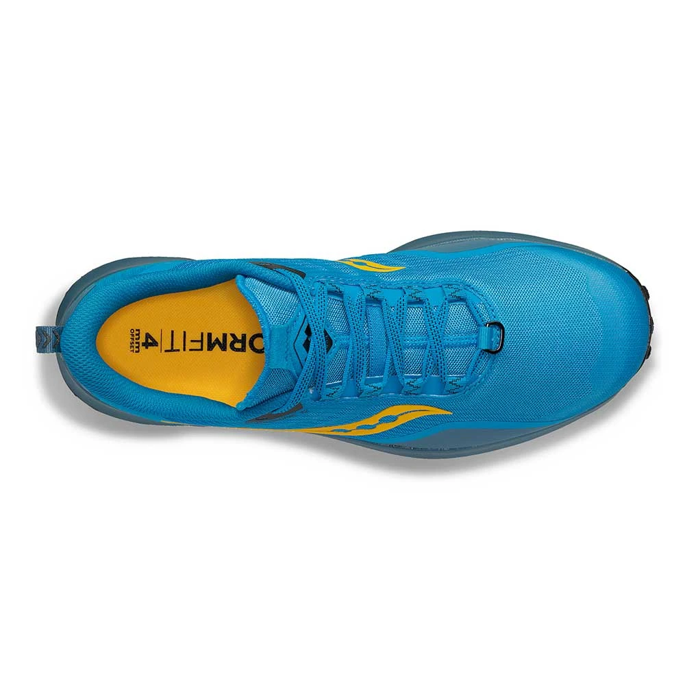 Saucony Men's Peregrine 12 Trail Running Shoe - Ocean/Blk - Regular (D) 6 Saucony Men's Peregrine 12 Trail Running Shoe - Ocean/Blk - Regular (D) - Image 4