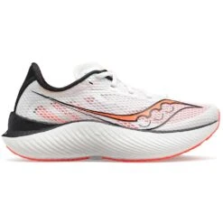 Saucony Men's Endorphin Pro 3 Racing Shoe - White/Black/Vizi- Regular (D)