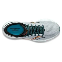 Saucony Men's Endorphin Speed 3 Running Shoe - Concrete/ViZi- Regular (D) -Gazelle Sports S20756 27 3