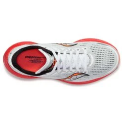 Saucony Men's Endorphin Speed 3 Running Shoe- White/Black/Vizi- Regular (D) 10 Saucony Men's Endorphin Speed 3 Running Shoe- White/Black/Vizi- Regular (D) -Gazelle Sports S20756 85 3