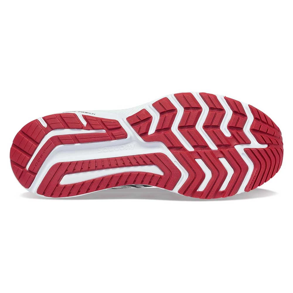 Saucony Men's Omni 21 Running Shoe - Alloy/Garnet- Wide (2E) 7 Saucony Men's Omni 21 Running Shoe - Alloy/Garnet- Wide (2E) - Image 5