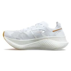 Saucony Men's Endorphin Elite Running Shoe - White/Gold- Regular (D) 9 Saucony Men's Endorphin Elite Running Shoe - White/Gold- Regular (D) -Gazelle Sports S20768 13 2