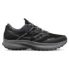 Saucony Men's Ride 15 Tr Gtx Trail Shoe - Black/Charcoal -Gazelle Sports S20799 10 1