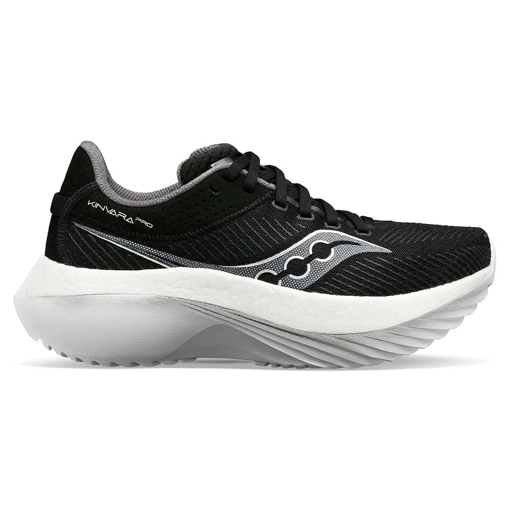 Saucony Men's Kinvara Pro Running Shoe - Black/White - Regular (D) 3 Saucony Men's Kinvara Pro Running Shoe - Black/White - Regular (D)