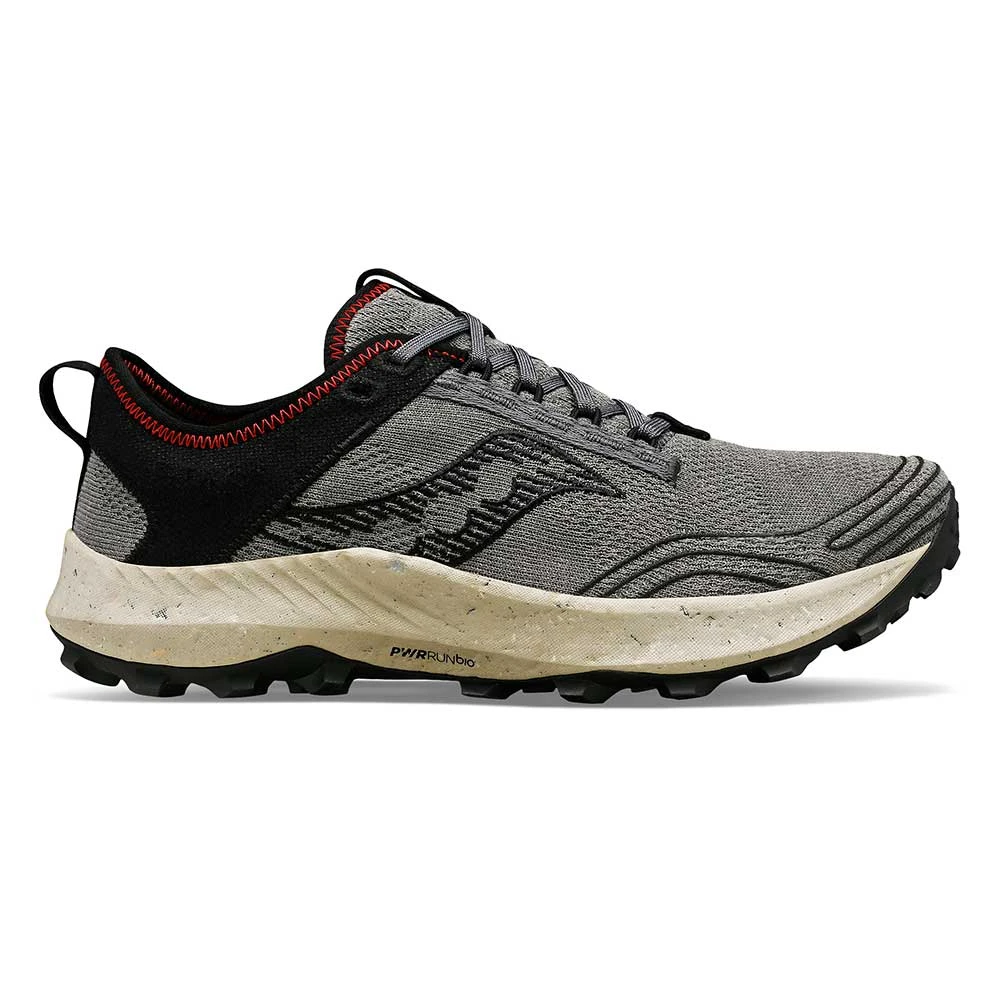 Saucony Men's Peregrine RFG Trail Running Shoe - Shadow/Black - Regular (D) 3 Saucony Men's Peregrine RFG Trail Running Shoe - Shadow/Black - Regular (D)