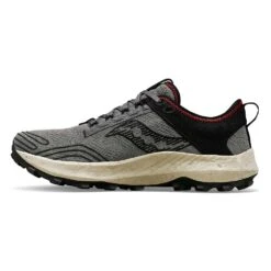 Saucony Men's Peregrine RFG Trail Running Shoe - Shadow/Black - Regular (D) 10 Saucony Men's Peregrine RFG Trail Running Shoe - Shadow/Black - Regular (D) -Gazelle Sports S20869 138 3