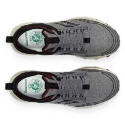 Saucony Men's Peregrine RFG Trail Running Shoe - Shadow/Black - Regular (D) 12 Saucony Men's Peregrine RFG Trail Running Shoe - Shadow/Black - Regular (D) -Gazelle Sports S20869 138 5