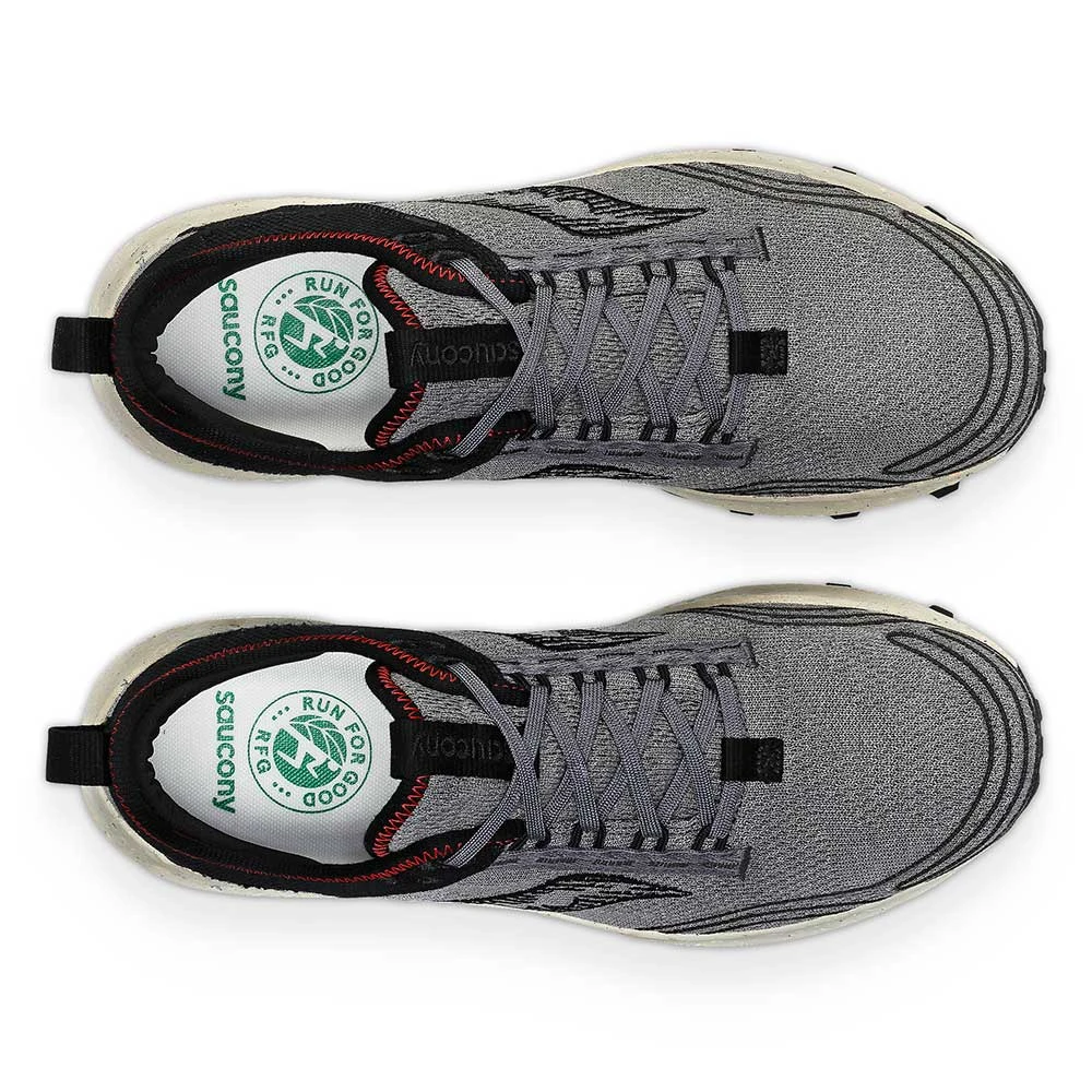 Saucony Men's Peregrine RFG Trail Running Shoe - Shadow/Black - Regular (D) 7 Saucony Men's Peregrine RFG Trail Running Shoe - Shadow/Black - Regular (D) - Image 5