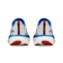 Saucony Men's Ride 17 Running Shoe - White/Cobalt - Regular (D) -Gazelle Sports S20924 105 4