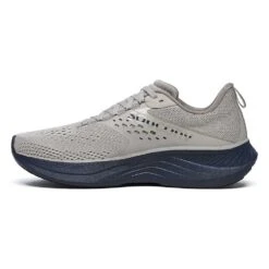 Saucony Men's Ride 17 Running Shoe- Dove/Navy - Regular (D) -Gazelle Sports S20924 242 3